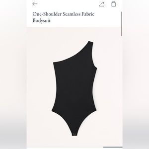 Abercombie & Fitch One Shoulder Seamless Fabric Bodysuit